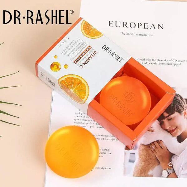 Dr.Rashel Vitamin C Brightening & Anti Aging Whitening Soap - 100gms - Vitamins House