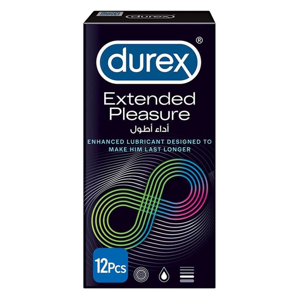 Durex Extended Pleasure Condoms 12 Pack - Vitamins House