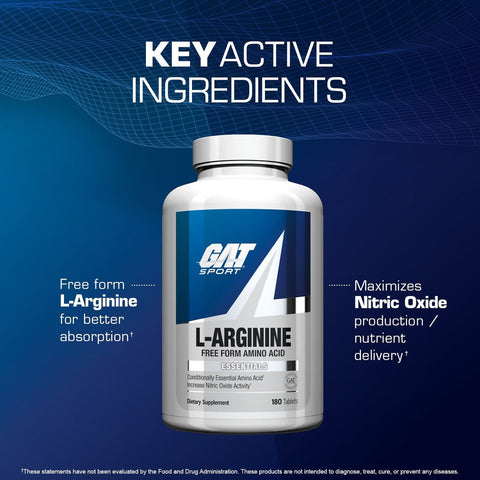 GAT - L - Arginine 180 Caps - Vitamins House