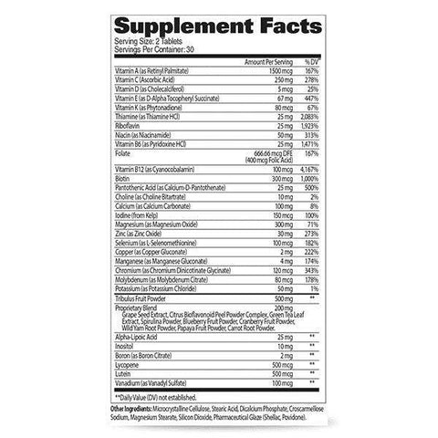 GAT Mens Multi + Test 150 Tablets - Vitamins House