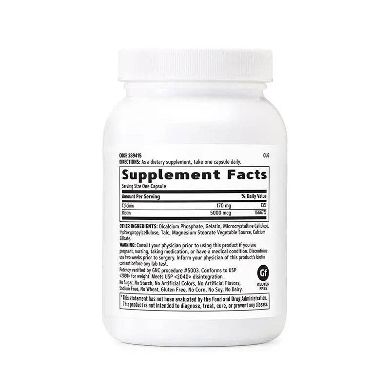 GNC Biotin 5000 mcg 120 Ct in Pakistan Vitamins House