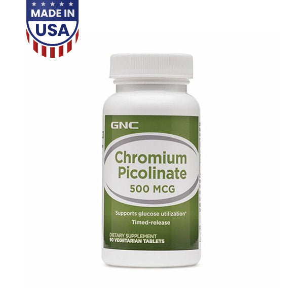 GNC Chromium Picolinate 500mcg 90 Tablets
