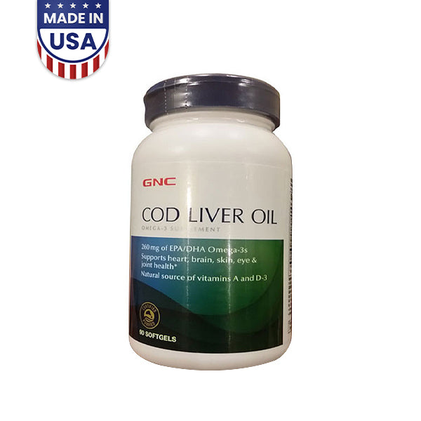 GNC Cod Liver Oil Dietary Supplement