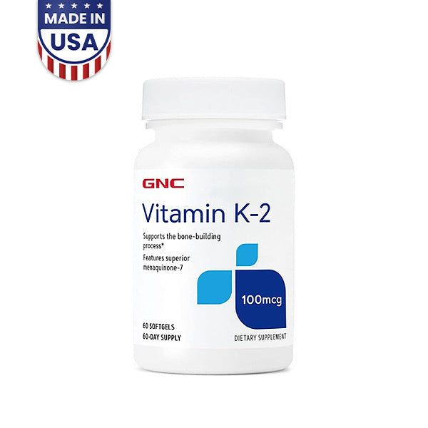 GNC Vitamin K2 100mcg 60 Ct