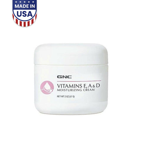 GNC Vitamins E, A & D Moisturizing Cream 2 oz 57gm