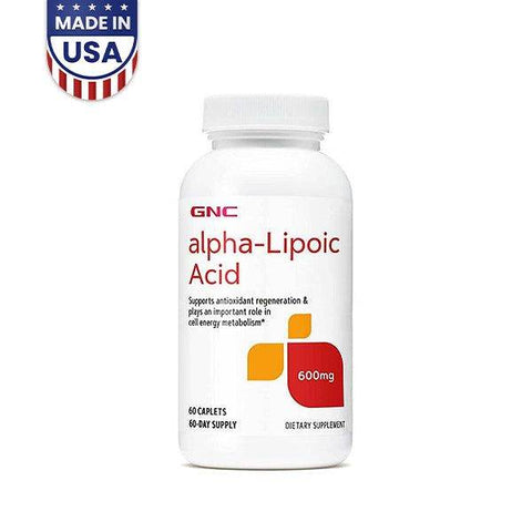 GNC Alpha Lipoic Acid 600mg 60Tabs - Vitamins House