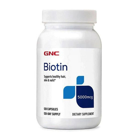 GNC Biotin 5000mcg, 120 Ct - Vitamins House