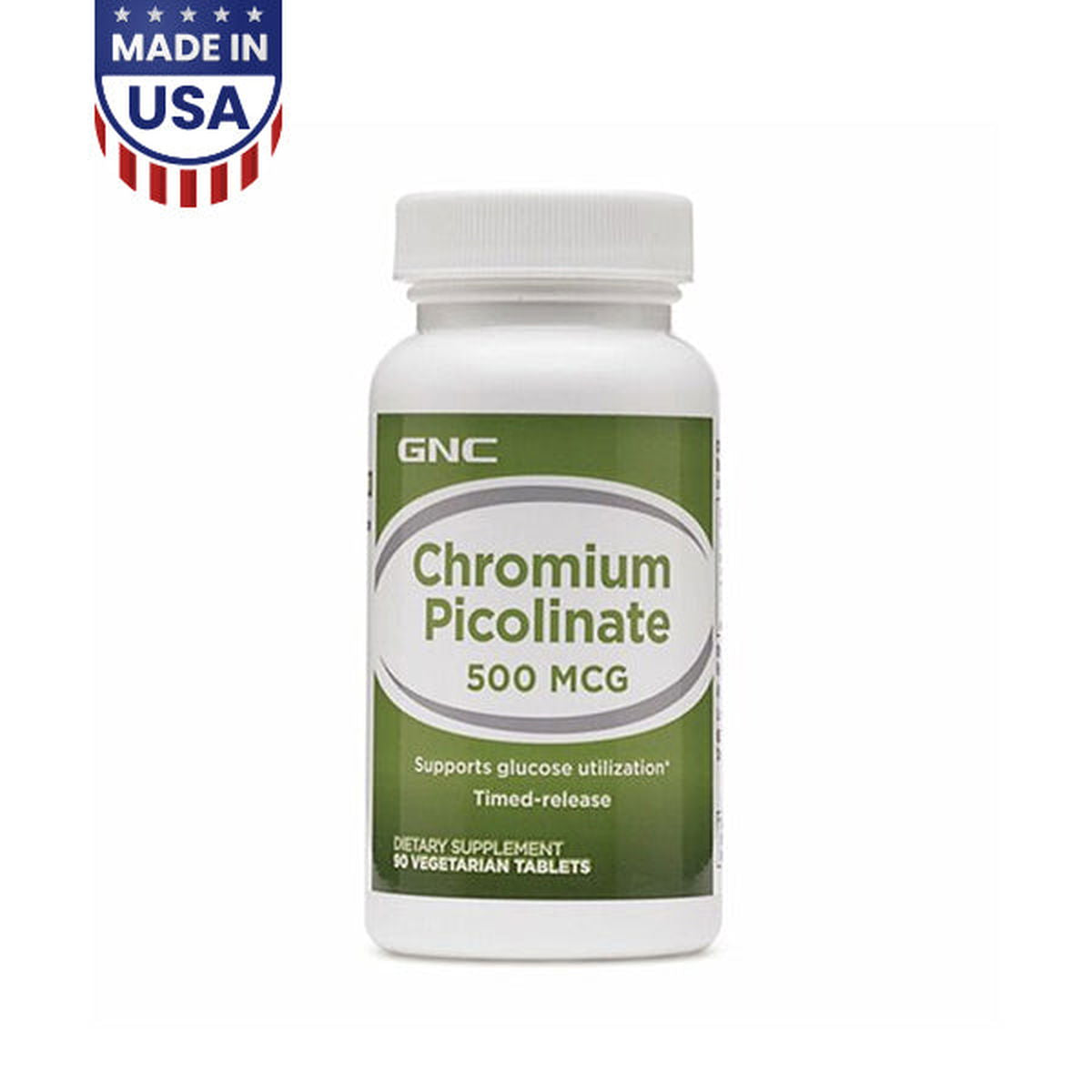 GNC Chromium Picolinate 500mcg 90 Tablets - Vitamins House