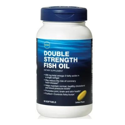 GNC Double Strength Fish Oil 90Ct - Vitamins House