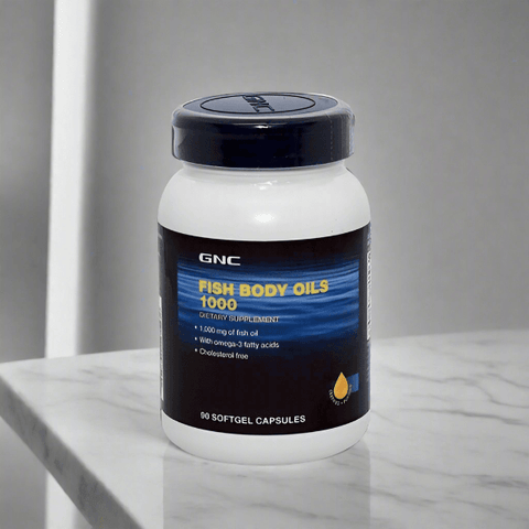 GNC Fish Body Oil 1000 with omega3 90SG - Vitamins House