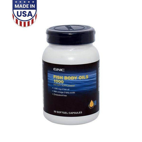 GNC Fish Body Oil 1000 with omega3 90SG - Vitamins House
