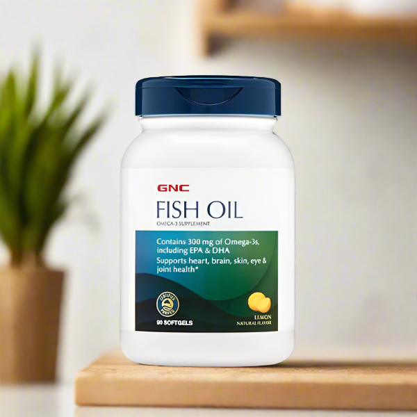 GNC Fish Oil Omega-3 90 Tabs - Vitamins House