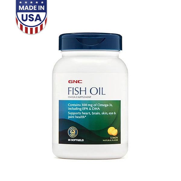 GNC Fish Oil Omega-3 90 Tabs - Vitamins House