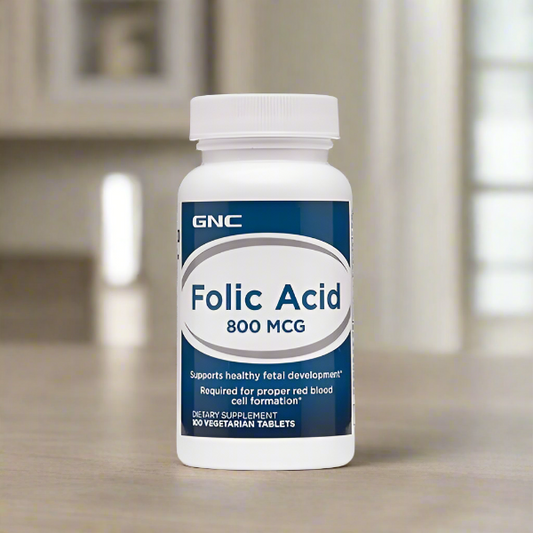 GNC Folic Acid 800mcg 100Ct - Vitamins House