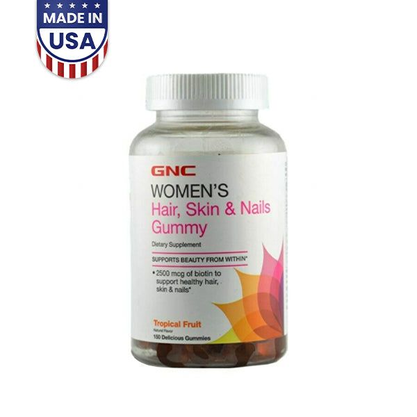 GNC Hair Skin Nails Gummies 150Ct mini - Vitamins House