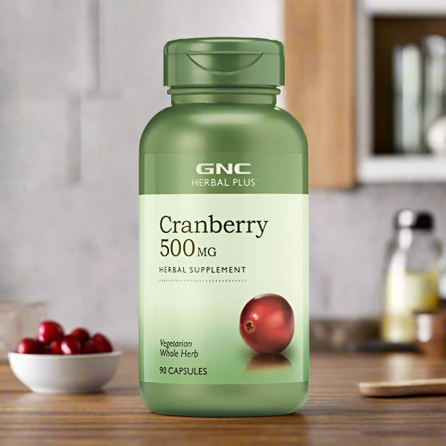 GNC Herbal Plus Cranberry 500mg 90caps - Vitamins House