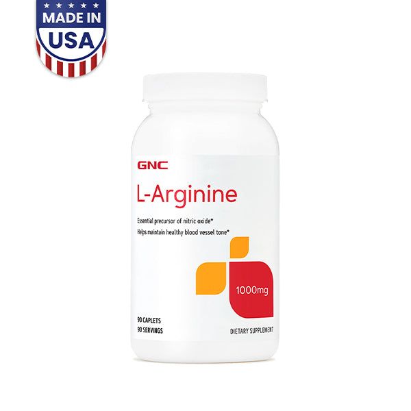 GNC L-Arginine 1000mg, 90 Ct - Vitamins House