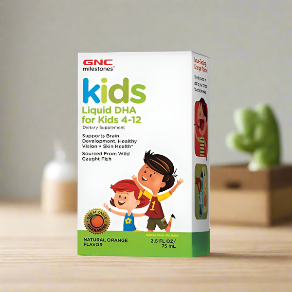 GNC Milestones Kids Liquid DHA 75ml - Vitamins House