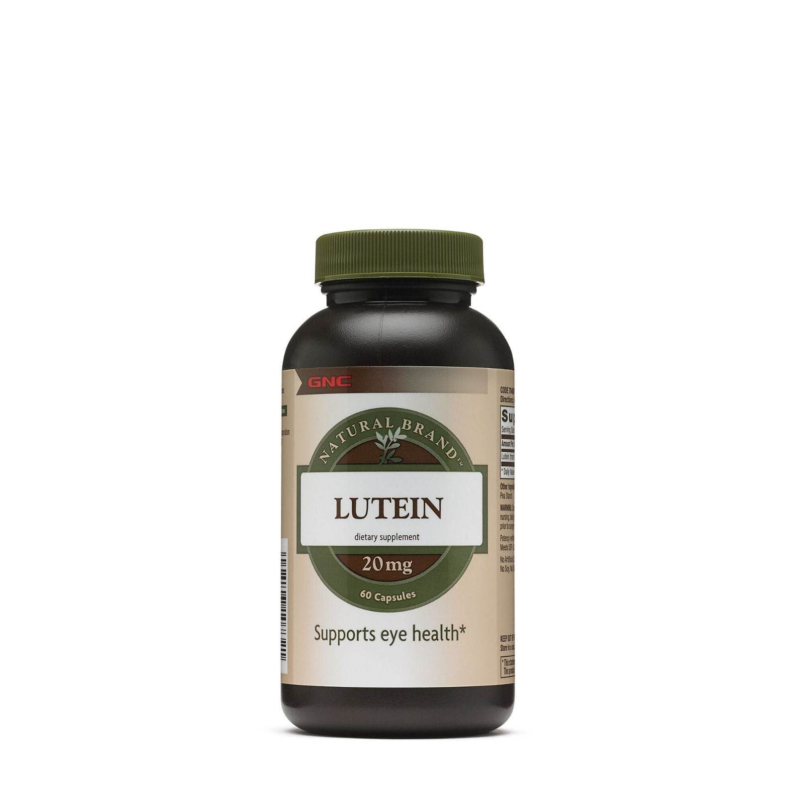 GNC Natural Brand™ Lutein 20mg - Vitamins House