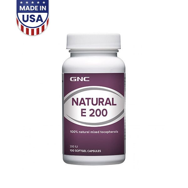 GNC Natural E 200 IU - Vitamins House