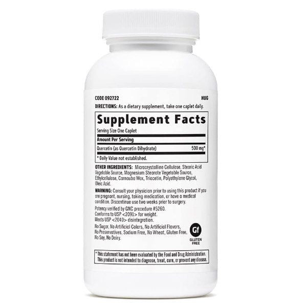 GNC Quercetin 500mg - Vitamins House