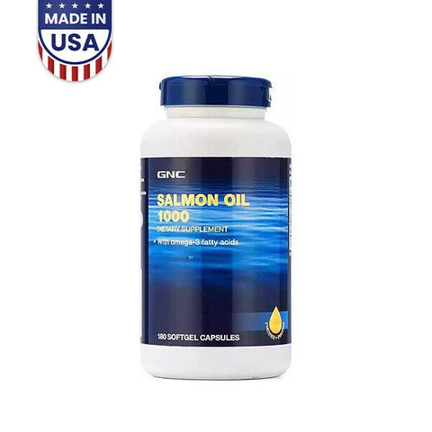 GNC Salmon Oil 180 Softgels - Vitamins House