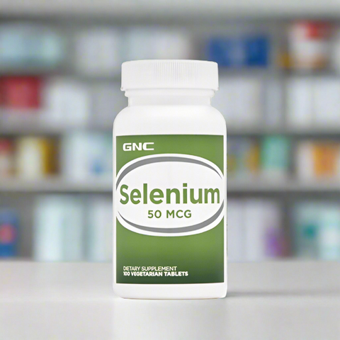 GNC Selenium 50mg 100 Tablets - Vitamins House