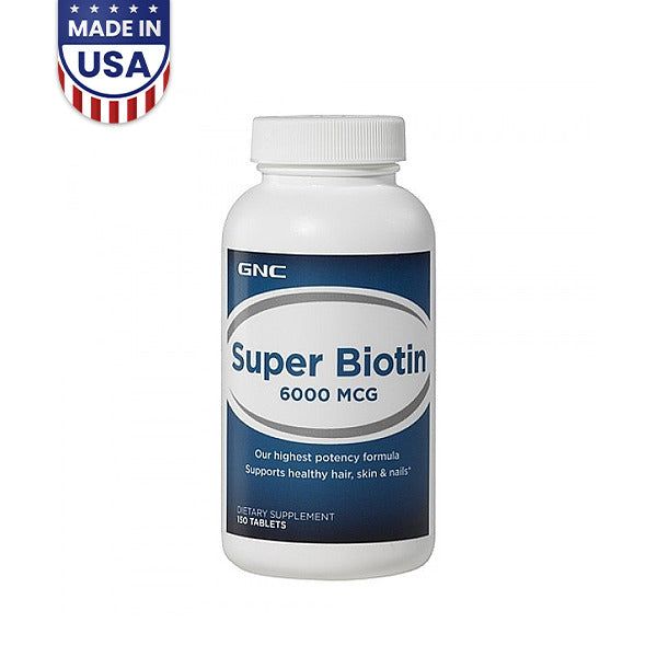 GNC Super Biotin 6000mcg - Vitamins House