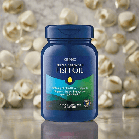 GNC Triple Strength Fish Oil 60 Softgels - Vitamins House