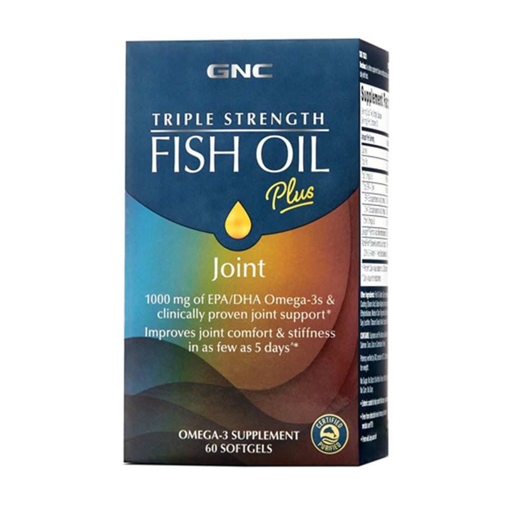 GNC Triple Strength Fish Oil Plus Joint 60C - Vitamins House