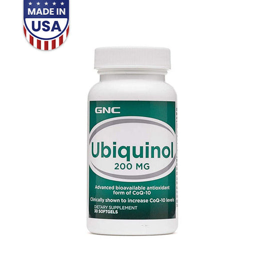 GNC Ubiquinol 200mg 30 Softgels - Vitamins House