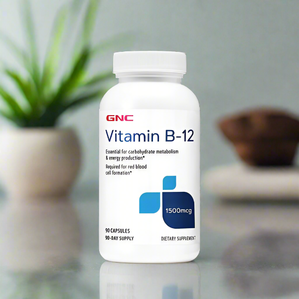 GNC Vitamin B-12 1500mcg 90Ct - Vitamins House