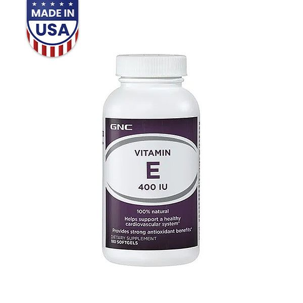 GNC Vitamin E 400 180Ct - Vitamins House