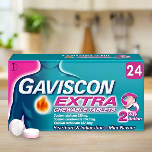 Gaviscon Extra Chewable 24 Tablets in Pakistan