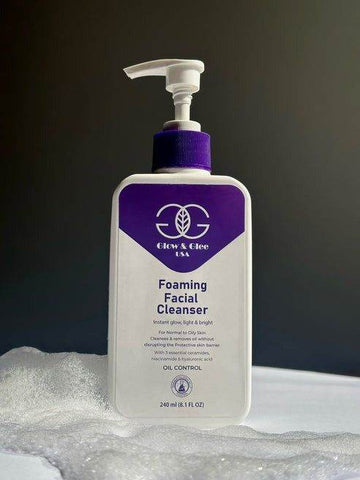 Glow & Glee Foaming Facial Cleanser For Normal To Oily Skin 240Ml - Vitamins House