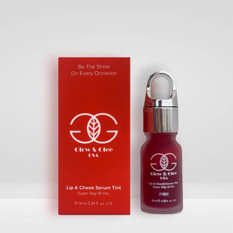 Glow & Glee Lip & Cheek Serum Tint Fire 10Ml - Vitamins House
