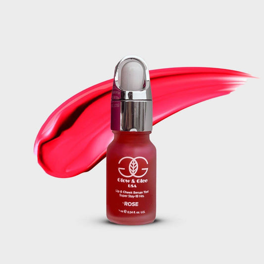 Glow & Glee Lip & Cheek Serum Tint Rose 10Ml - Vitamins House