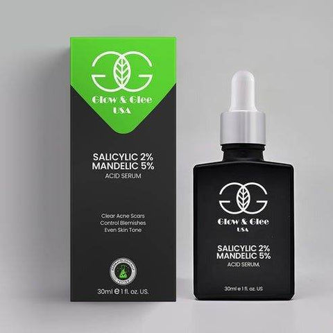 Glow & Glee Salicylic 2% Mandelic Acid Serum 30Ml - Vitamins House