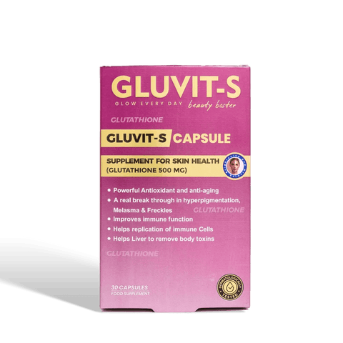 Gluvit-s Glutathione 500 mg 30ct Vitamins House Gluvit-s Glutathione 500 mg 30ct Vitamins House