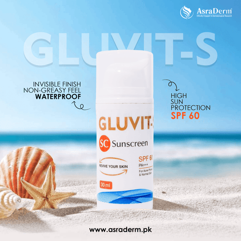 Gluvit-S Sunscreen SPF 60 in Pakistan