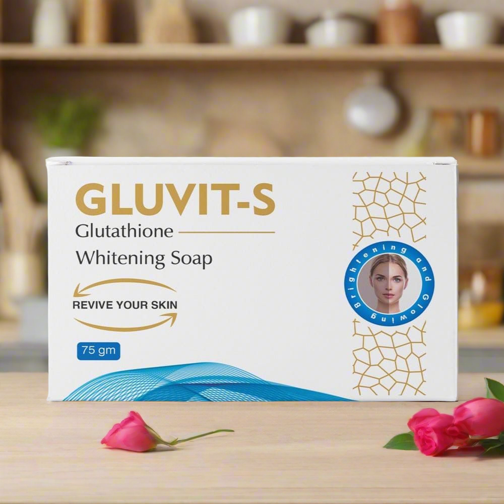 Gluvit-S Whitening Soap - Vitamins House