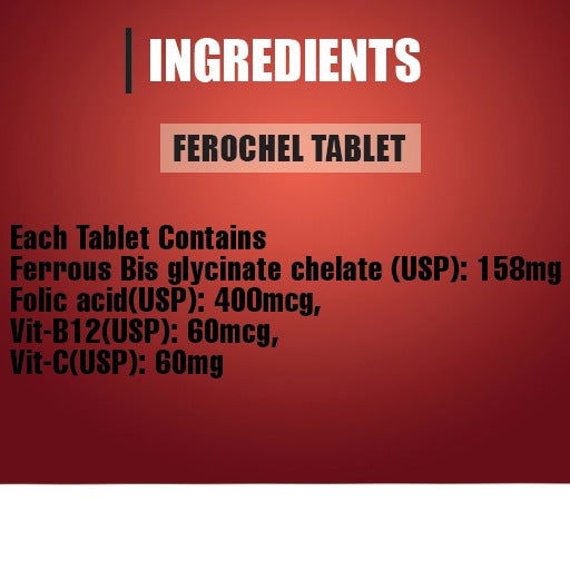 Goldsheff Ferochel Tablet - Vitamins House