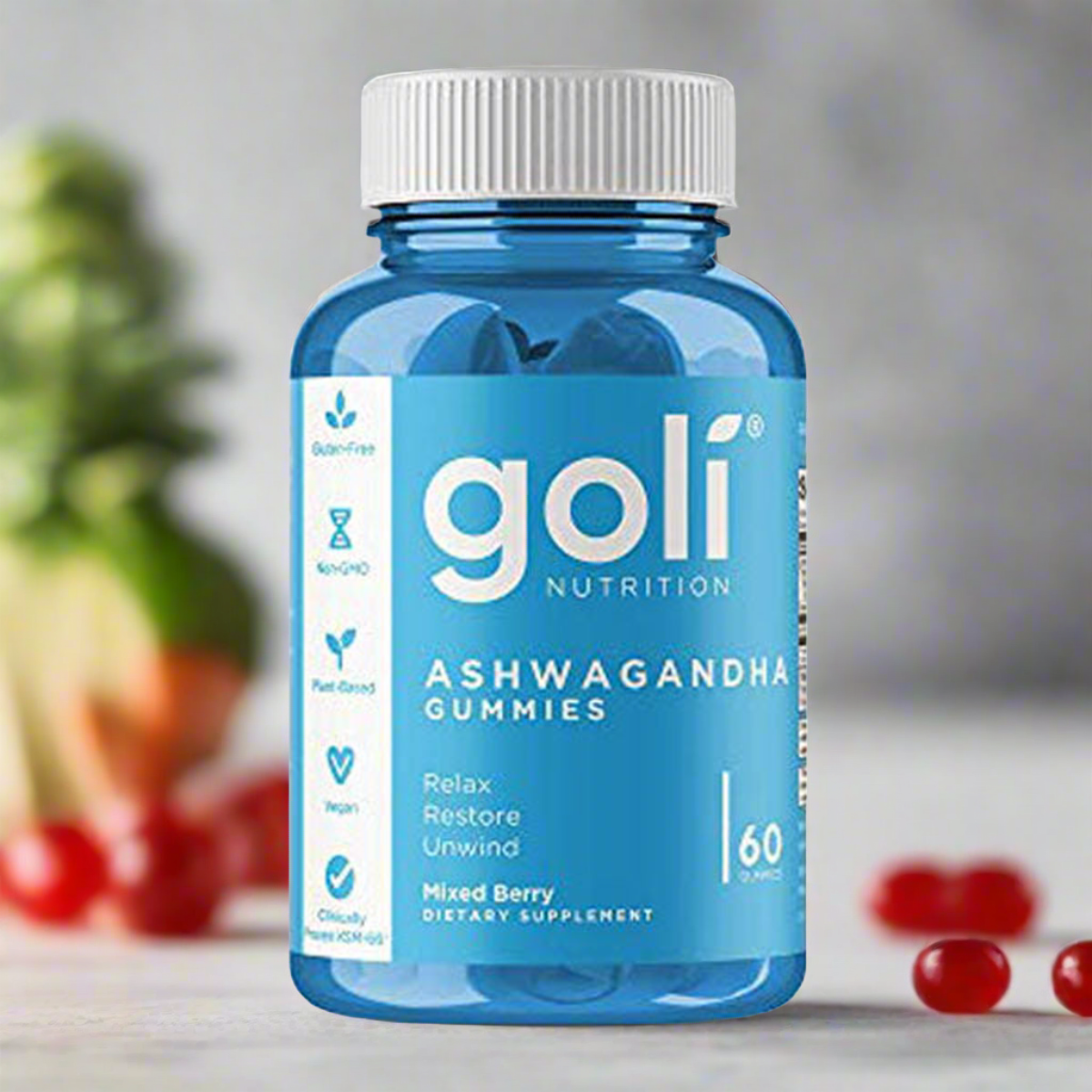 Goli Nutrition Ashwagandha Gummies – 60 Ct - Vitamins House