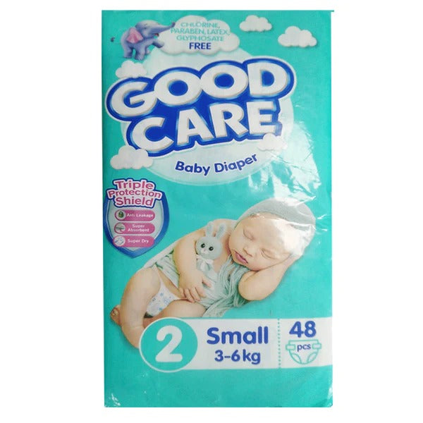 Good Care Baby Diaper Size 2 (Small), 48 Ct