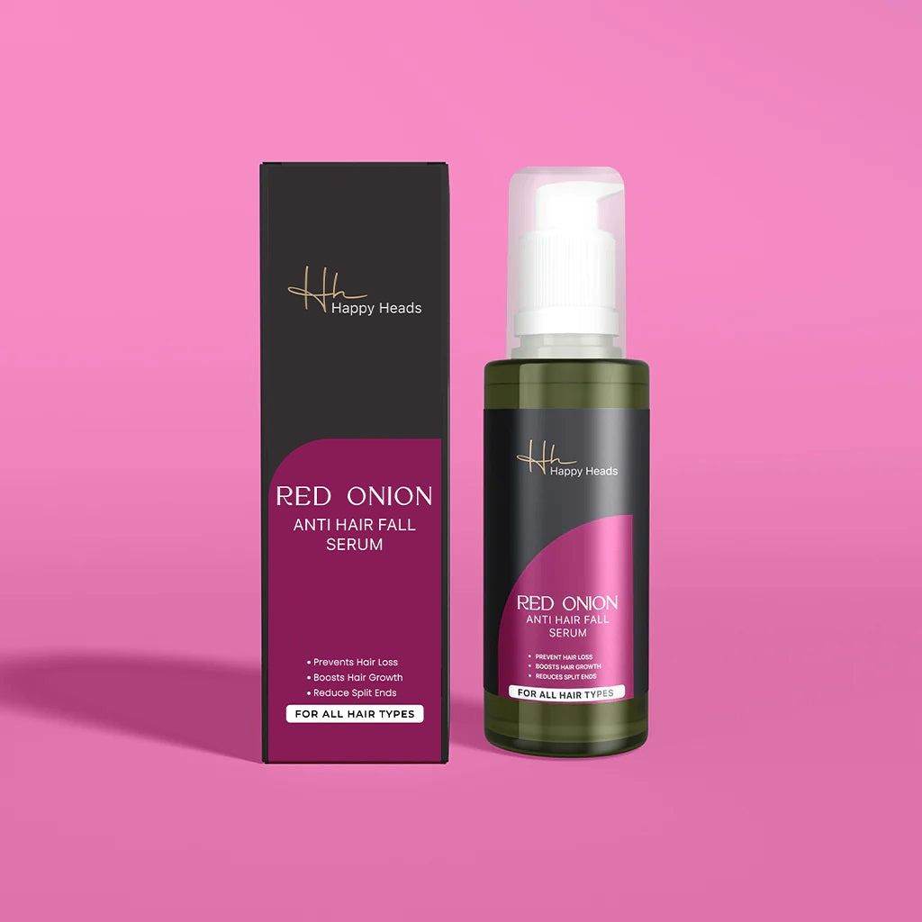 Happy Heads Red onion anti Hair Fall Serum 50ml - Vitamins House