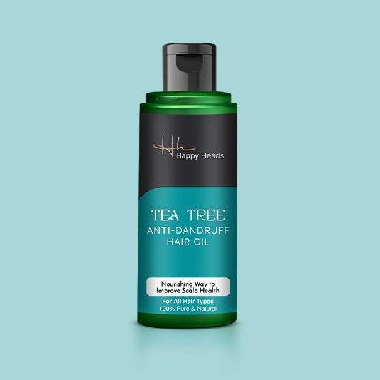 Happy Heads Tea Tree Anti Dandruff Hair Oil 120ml - Vitamins House