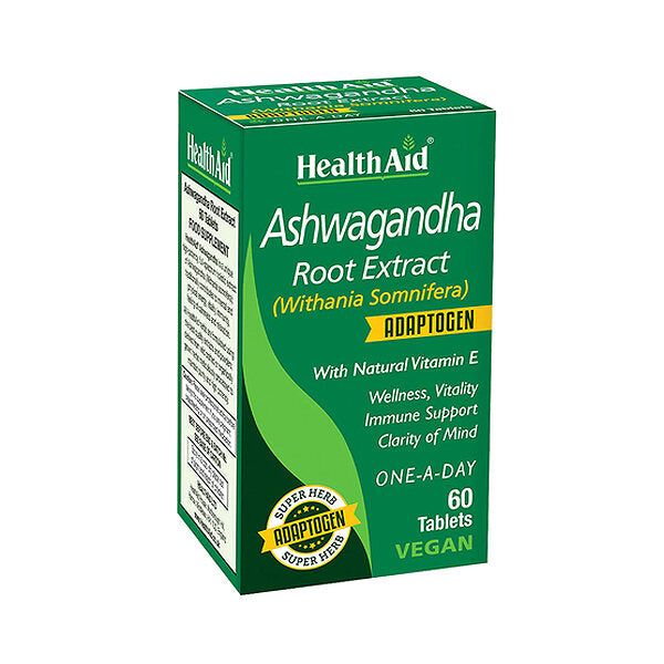 HealthAid Ashwagandha Root Extract, 60 Ct - Vitamins House