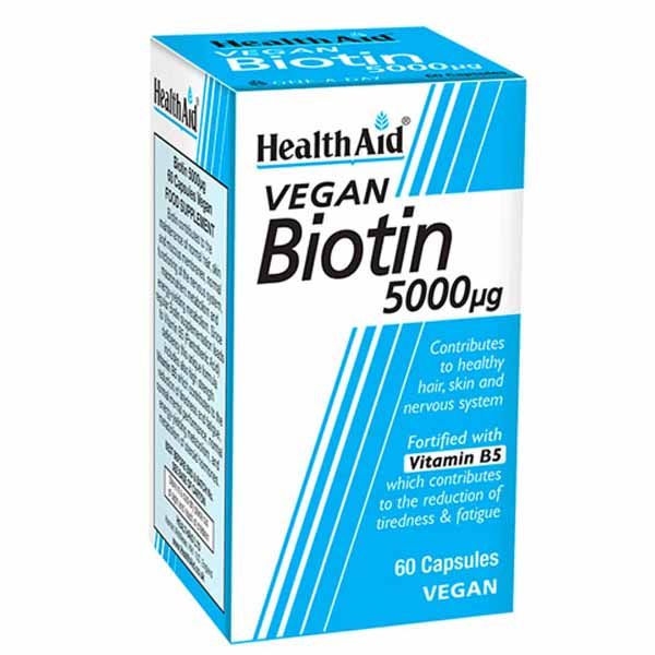 HealthAid Biotin 5000 mcg - Vitamins House