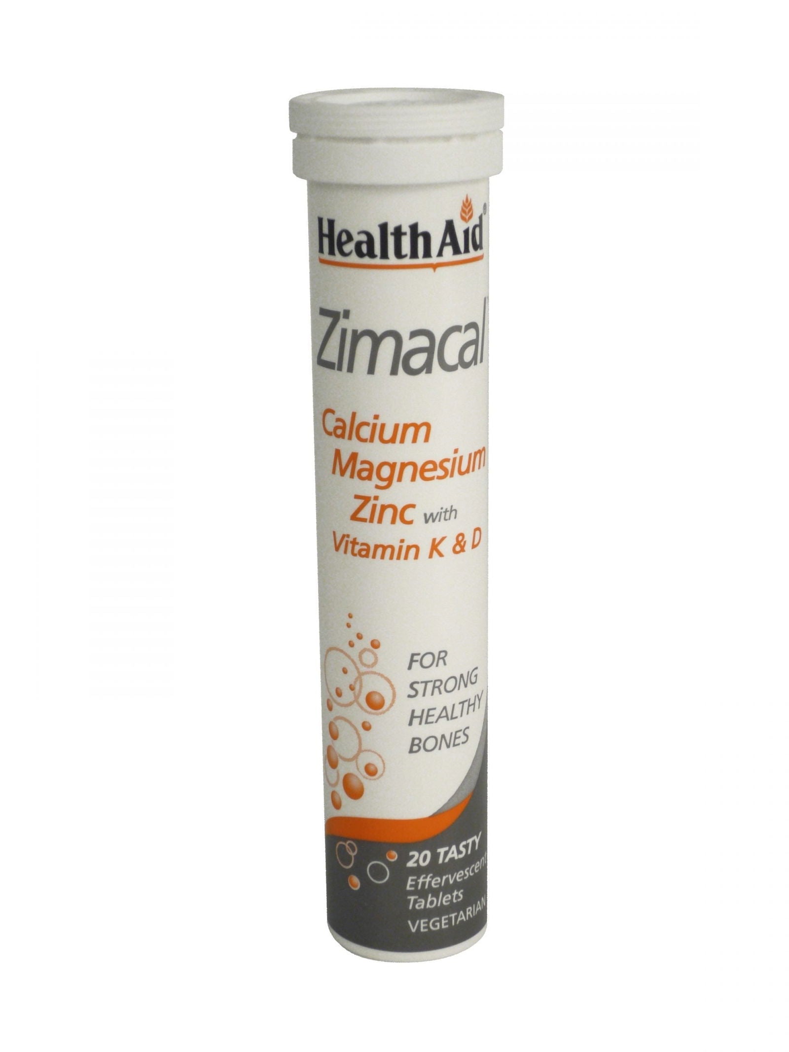 HealthAid Zimacal (Calcium, Magnesium, Zinc, Vit D, Vit K), 20 Ct - Vitamins House