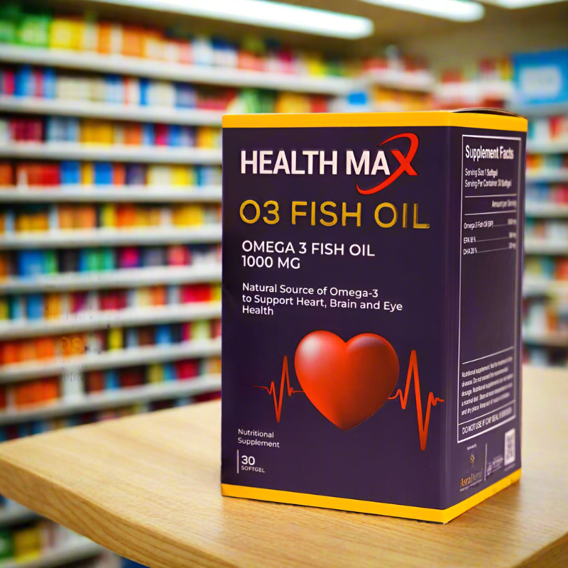 Health Max 03-Fish Oil 30ct - Vitamins House